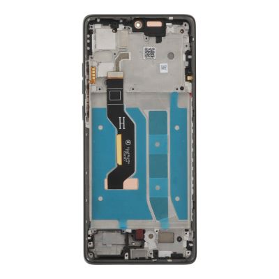 Оригинален дисплей за Motorola G85 5G / XT2427, cobalt blue, синя рамка ( Service Pack )
