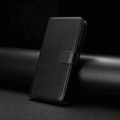 Калъф Тип Тефтер Lambskin За Samsung Galaxy A57 5G - черен
