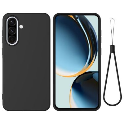 Силиконов Кейс Liquid за SAMSUNG A37 5G - черен