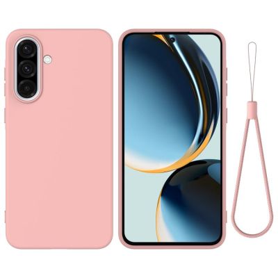 Силиконов Кейс Liquid за SAMSUNG A37 5G - розов