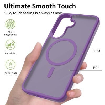 Кейс Magnetic Skin Feel за Samsung Galaxy A37 5G - лилав