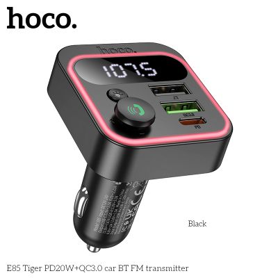 FM Трансмитер Hoco E85 , Зареждане 38W, PD30W + QC3.0