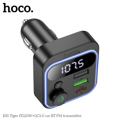 FM Трансмитер Hoco E85 , Зареждане 38W, PD30W + QC3.0