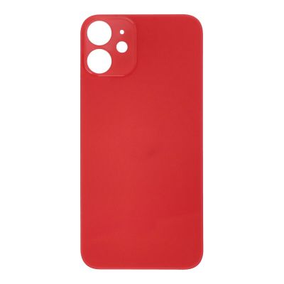Заден капак за iPhone 12 Mini, Big Hole / Red , червен /  OEM /