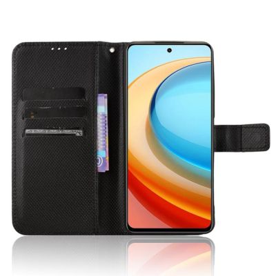 Diamond Калъф Тип Тефтер За ZTE Blade A75 5G, Vivacom 5G Pro UG Phone - черен