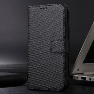 Diamond Калъф Тип Тефтер За ZTE Blade A75 5G, Vivacom 5G Pro UG Phone - черен