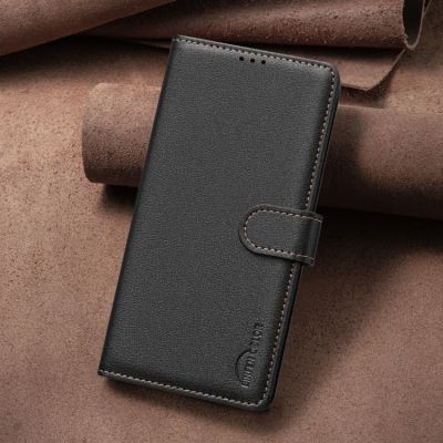Leather Калъф Тип Тефтер За Honor X6b - черен
