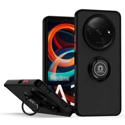 Силиконов Кейс Ring за Xiaomi Redmi A3 - черен