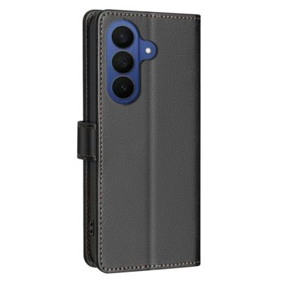 Leather Калъф Тип Тефтер За Samsung Galaxy A37 5G - черен
