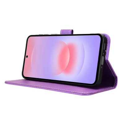 Diamond Калъф Тип Тефтер За Samsung Galaxy A37 5G - лилав