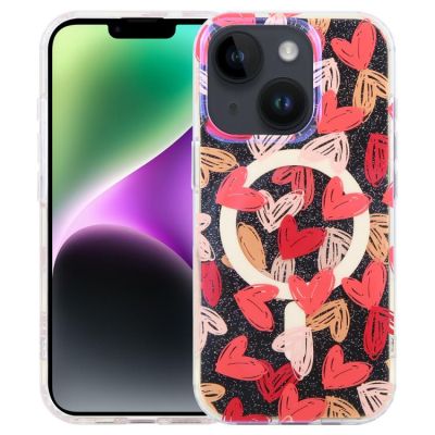 Силиконов Кейс Jungle за iPhone 14 / 13 - Love