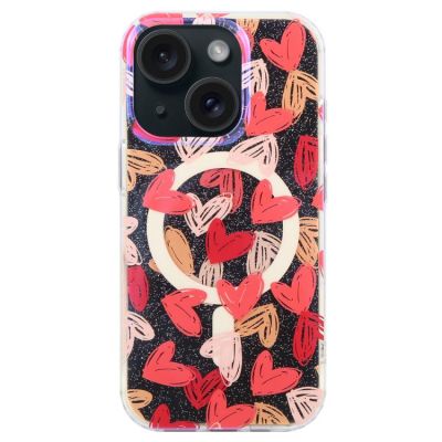 Силиконов Кейс Jungle за iPhone 15 - Love