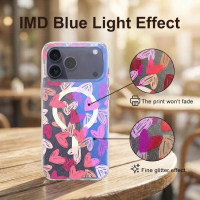 Силиконов Кейс Jungle за iPhone 15 Pro Max - Love