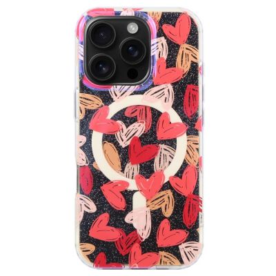 Силиконов Кейс Jungle за iPhone 16 Pro - Love