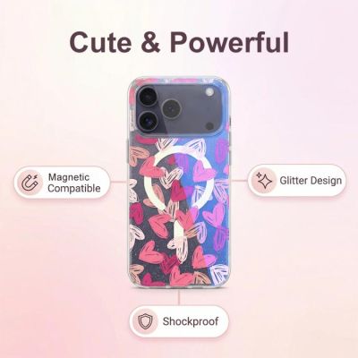 Силиконов Кейс Jungle за iPhone 16 Pro Max - Love