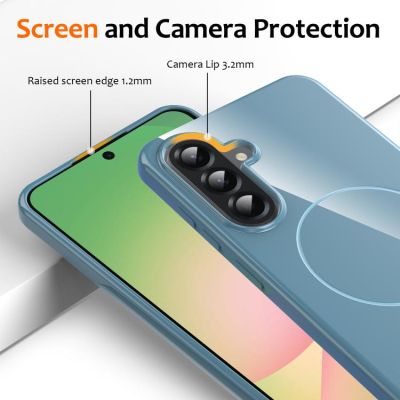 Кейс Glossy за Samsung Galaxy A17 / A18 5G - син