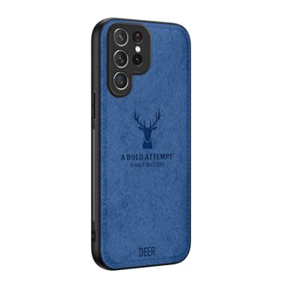 Силиконов Кейс Deer за Samsung Galaxy S25 Ultra - син