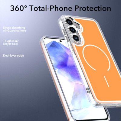 Силиконов Кейс  Bright  за Samsung Galaxy A17 / A26 4G / 5G - оранжев