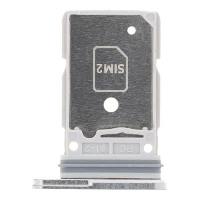 Sim държач за Samsung Galaxy S25 Ultra / S938, Dual Card / silver, сребрист /