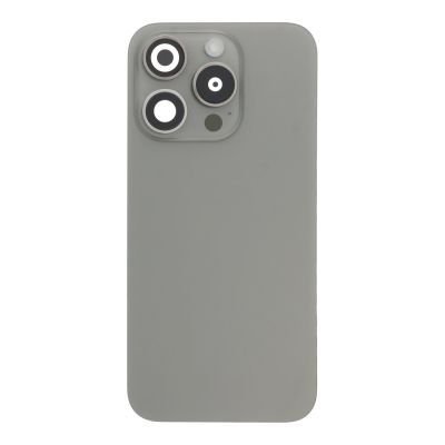 Заден капак за iPhone 15 Pro , оборудван / natural titanium, сив /  OEM /