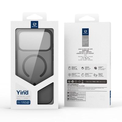 Кейс DUX DUCIS Yind Series Matte за iPhone 17 Pro Max / 18 Pro Max - Black